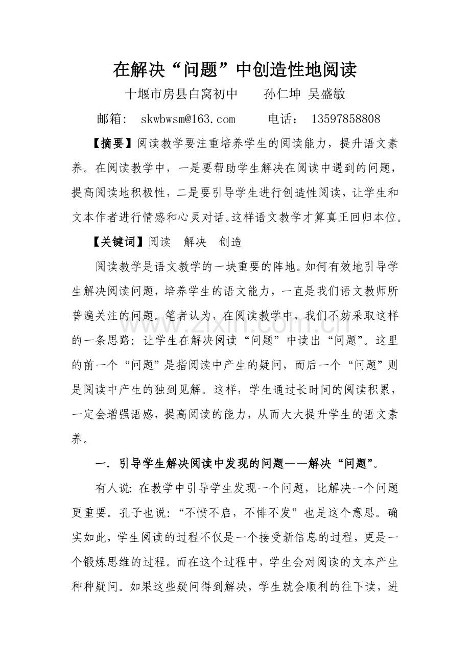 在解决“问题”中创造性地阅读.doc_第1页