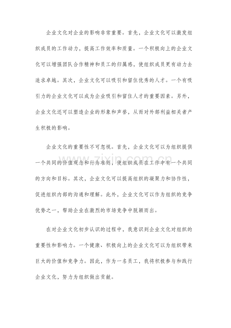 我对企业文化的初步认识.docx_第2页