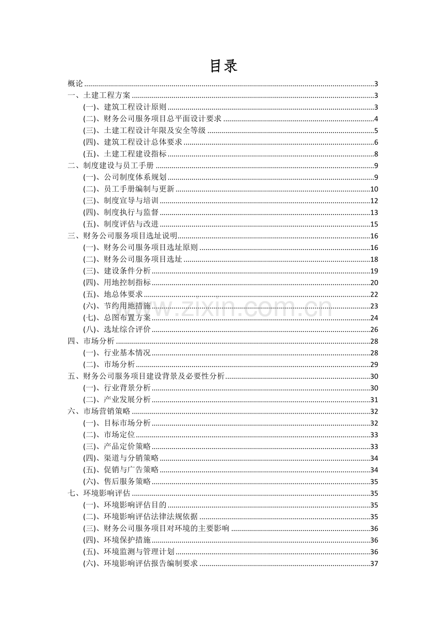财务公司服务项目可行性研究报告.docx_第2页