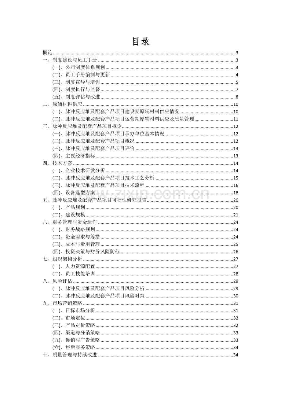 脉冲反应堆及配套产品项目深度研究分析报告.docx_第2页