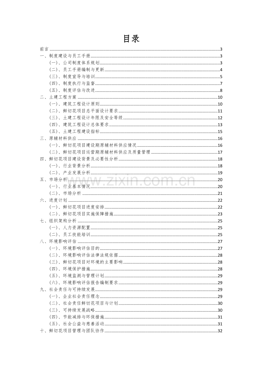 鲜切花项目创业计划书.docx_第2页