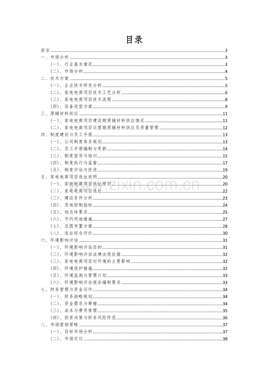 家电电商项目创业计划书.docx_第2页