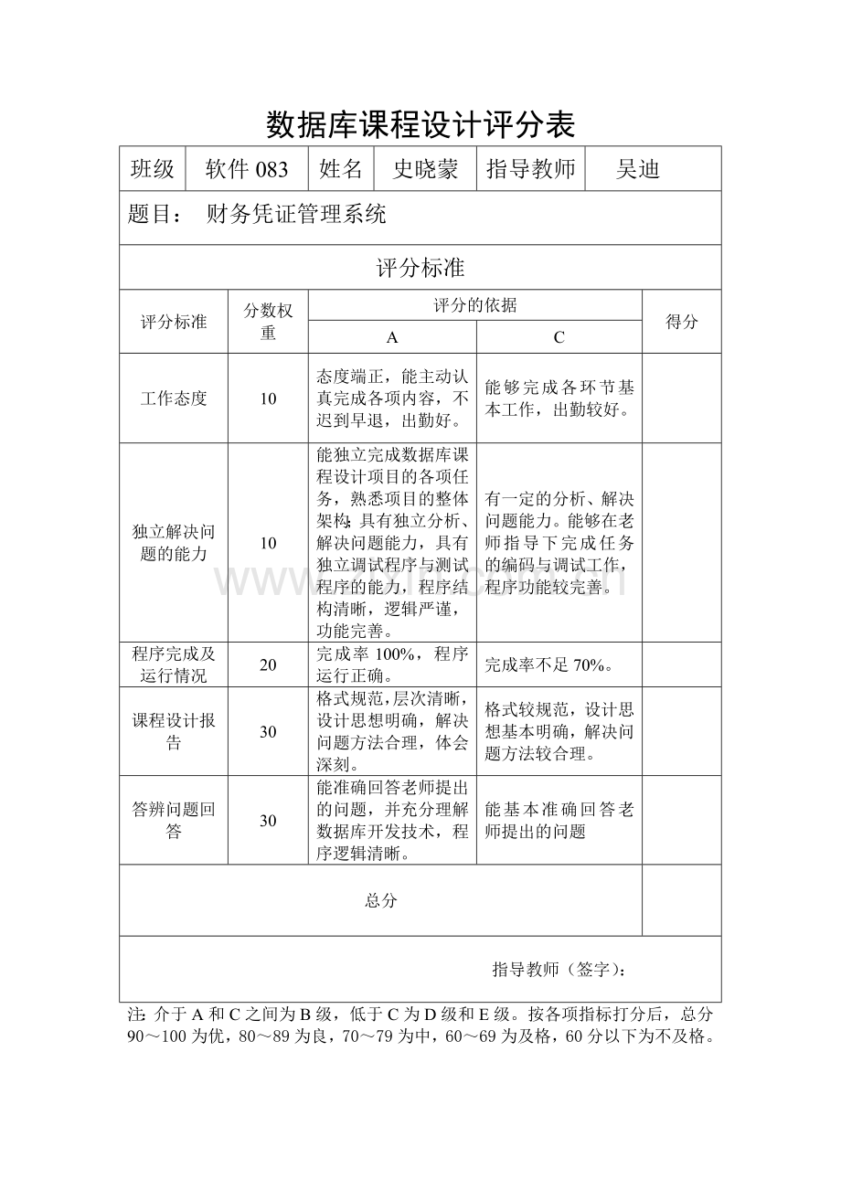 财务凭证管理系统 综合实践例子.docx_第2页