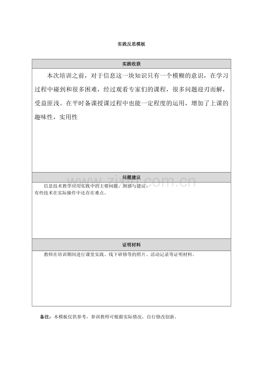 附件4：实践反思模板.doc_第1页