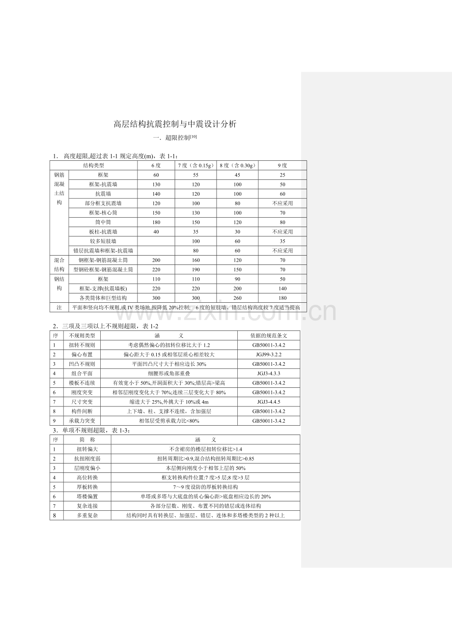 高层结构抗震控制与中震设计分析.docx_第2页