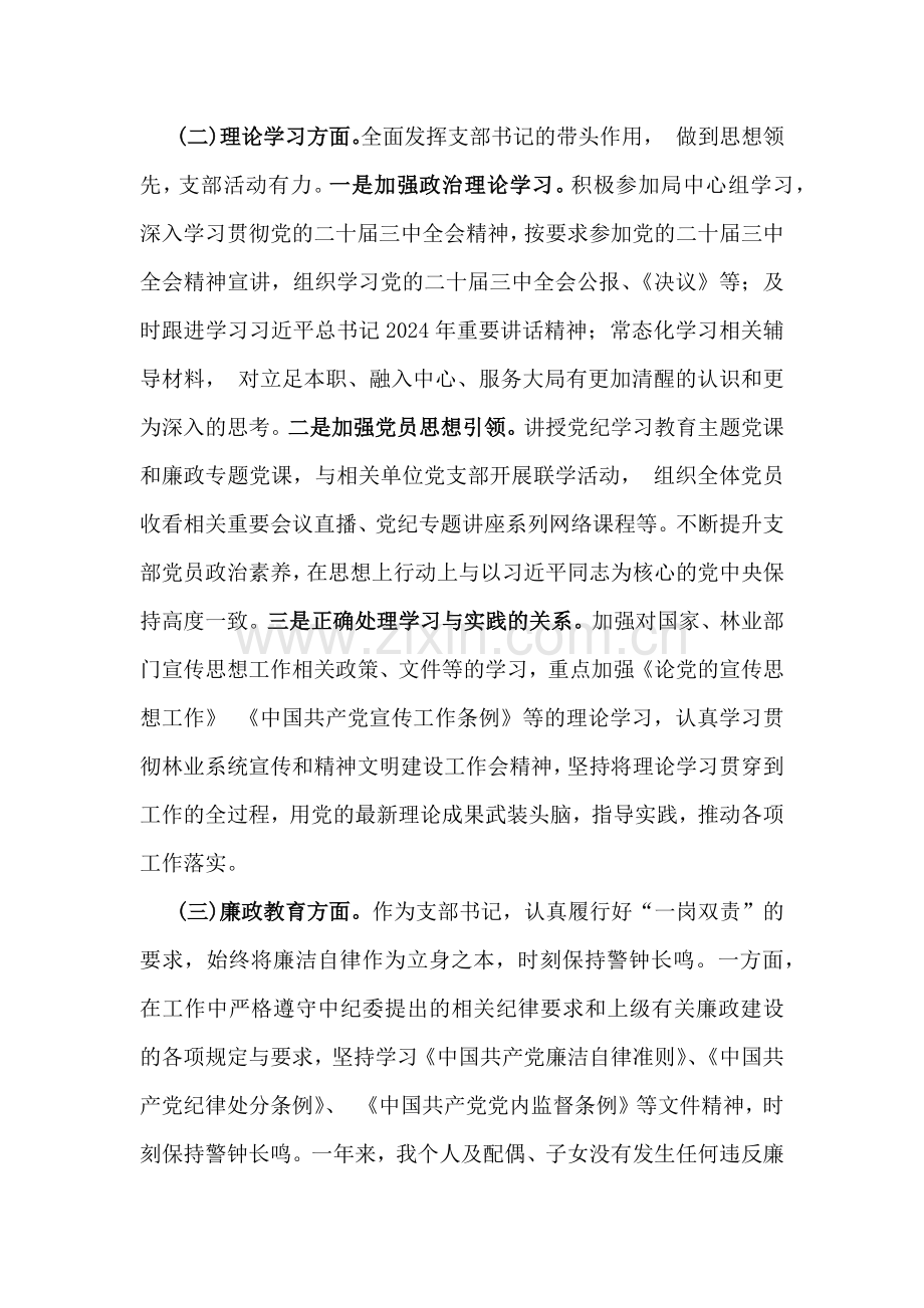 党支部书记2024年抓党建工作述职报告2960字范文.docx_第2页