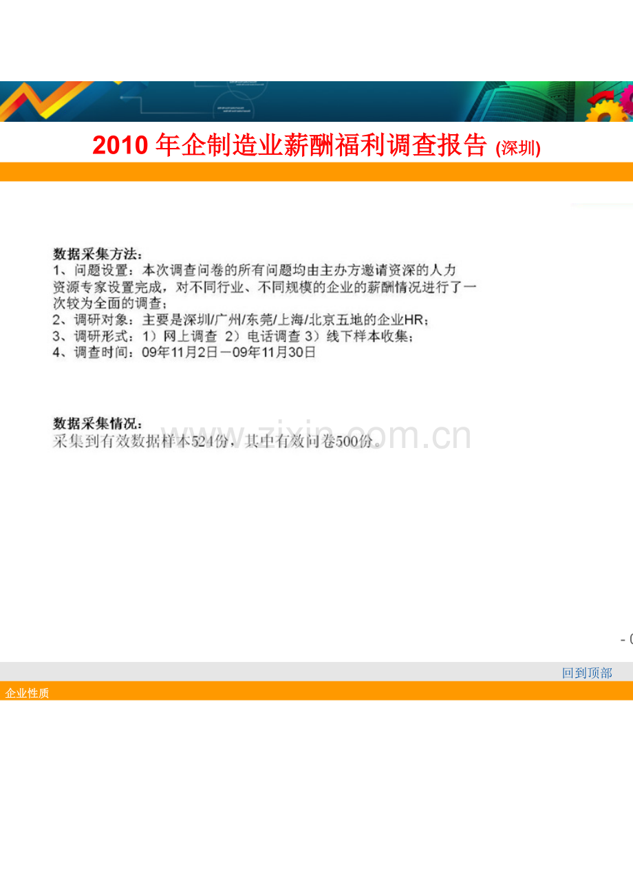 深圳2010年制造业薪酬福利调查报告(1).doc_第1页