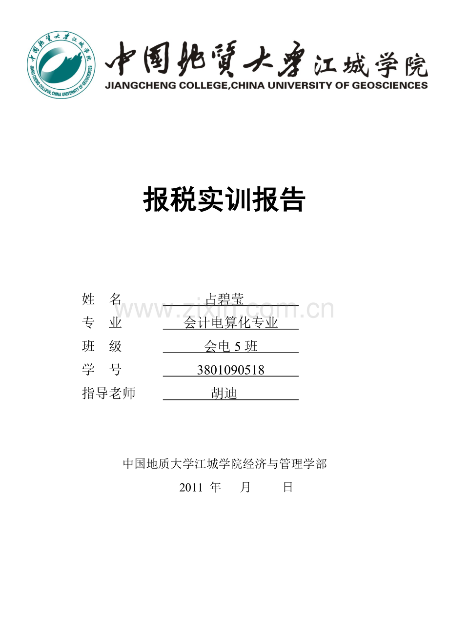 网上报税实训报告.docx_第1页