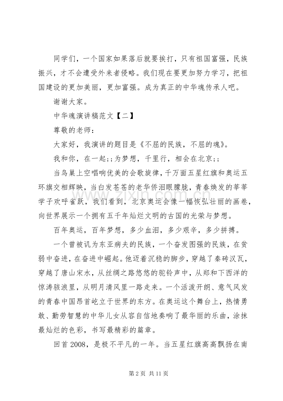 中华魂演讲稿五篇.docx_第2页