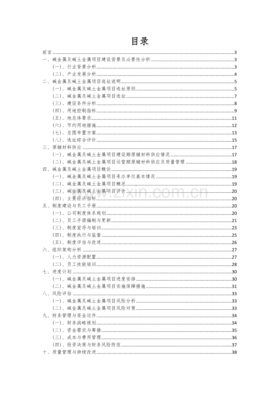 碱金属及碱土金属项目商业计划书.docx_第2页