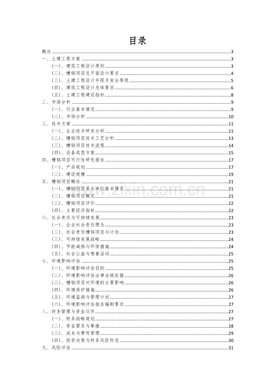 槽钢项目商业计划书.docx_第2页