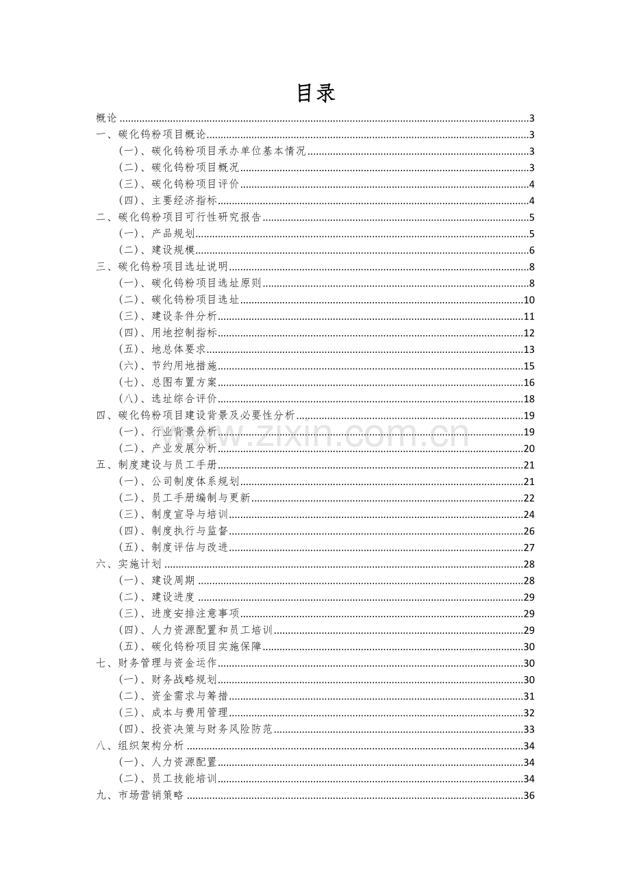 碳化钨粉项目创业计划书.docx_第2页