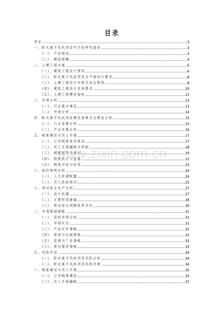 卧式离子风机项目可行性研究报告.docx_第2页