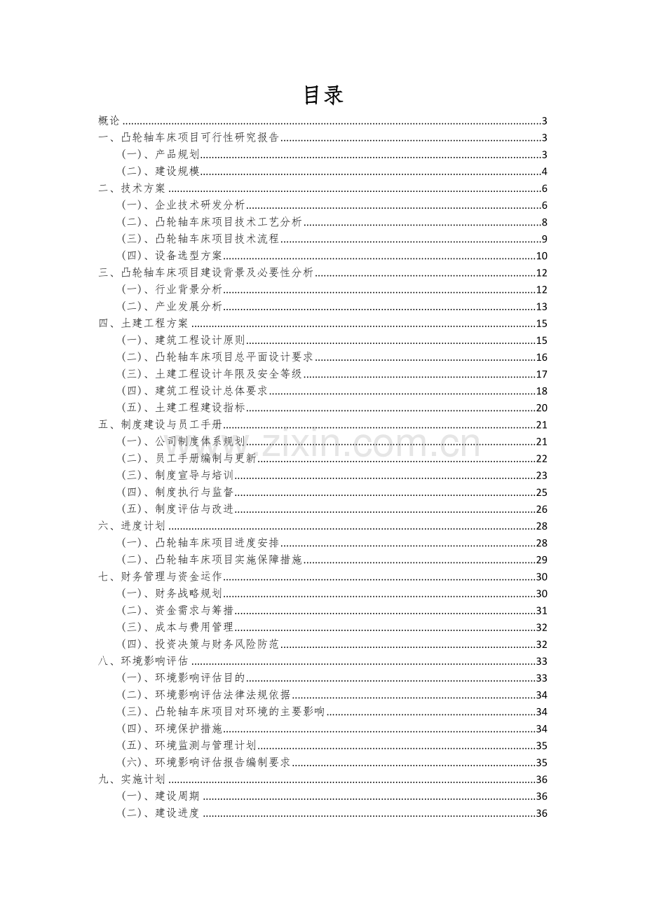 凸轮轴车床项目可行性研究报告.docx_第2页