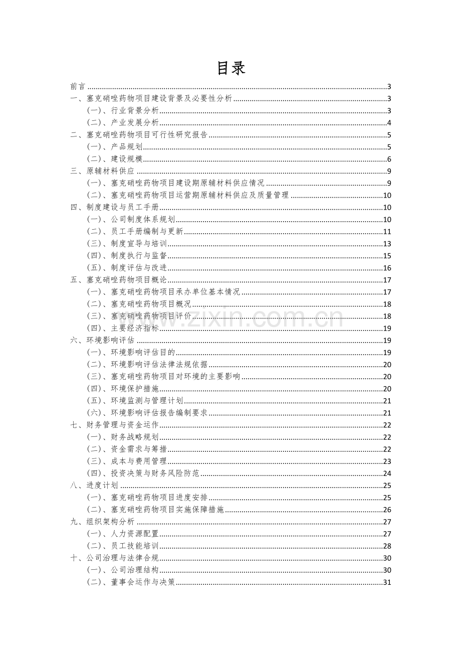 塞克硝唑药物项目创业计划书.docx_第2页