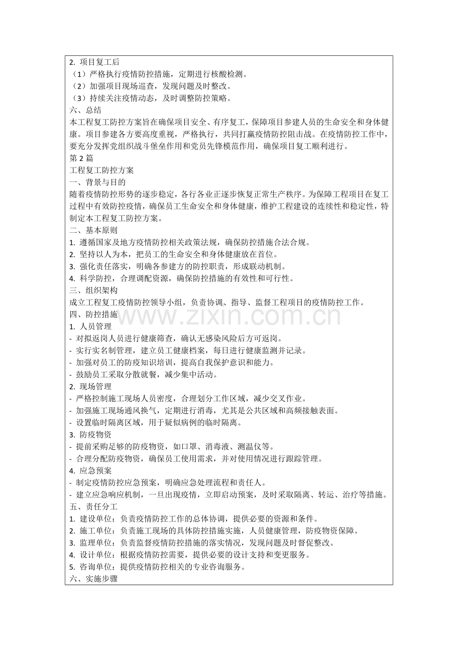 工程复工防控方案.docx_第2页