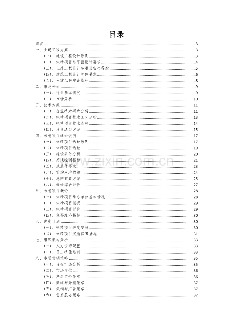 2024年味精项目可行性研究报告.docx_第2页