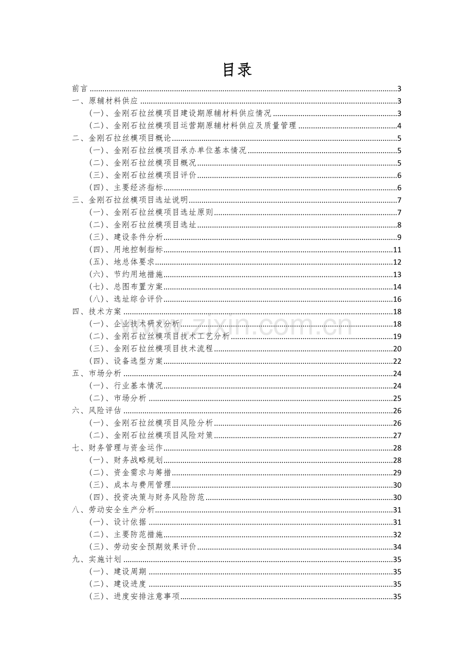 金刚石拉丝模项目可行性研究报告.docx_第2页