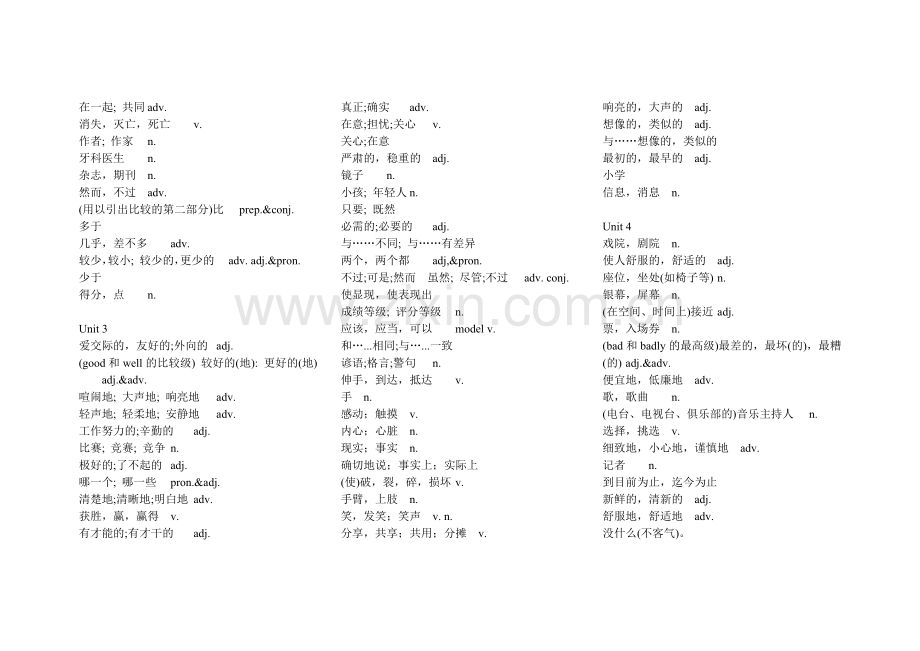 2013八上期中单词拼写练习.doc_第2页