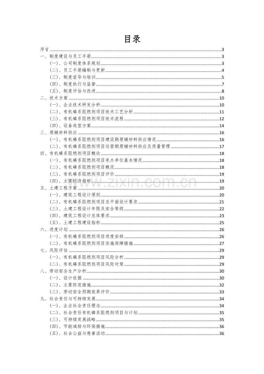 有机磷系阻燃剂项目可行性研究报告.docx_第2页