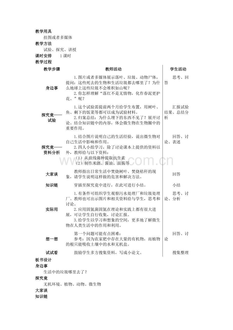 第四章_微生物在生物圈中的作用_教材教法.docx_第2页