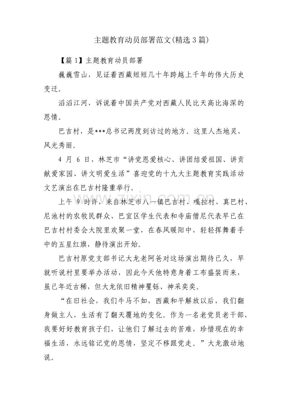 主题教育动员部署范文(3篇).pdf_第1页