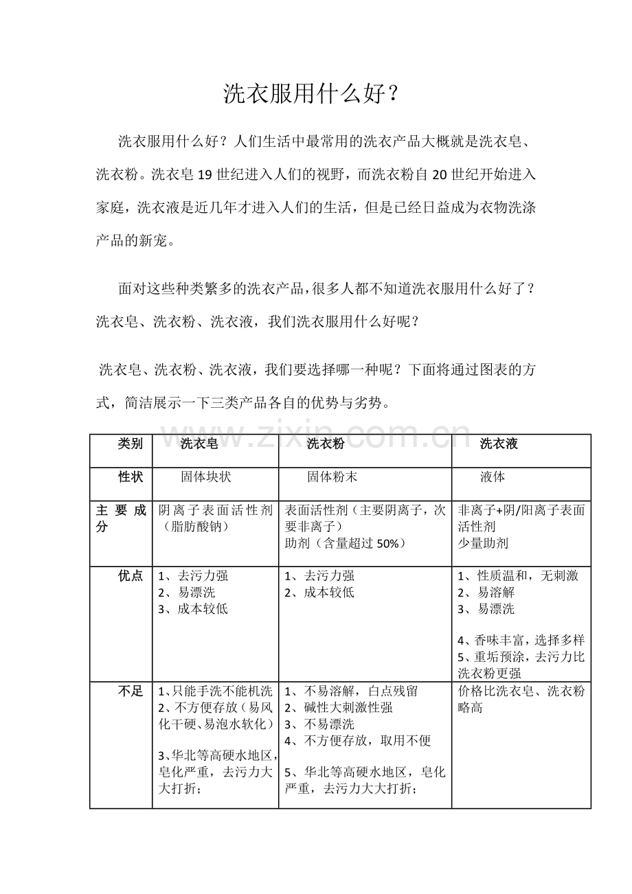 洗衣服用什么好.doc_第1页