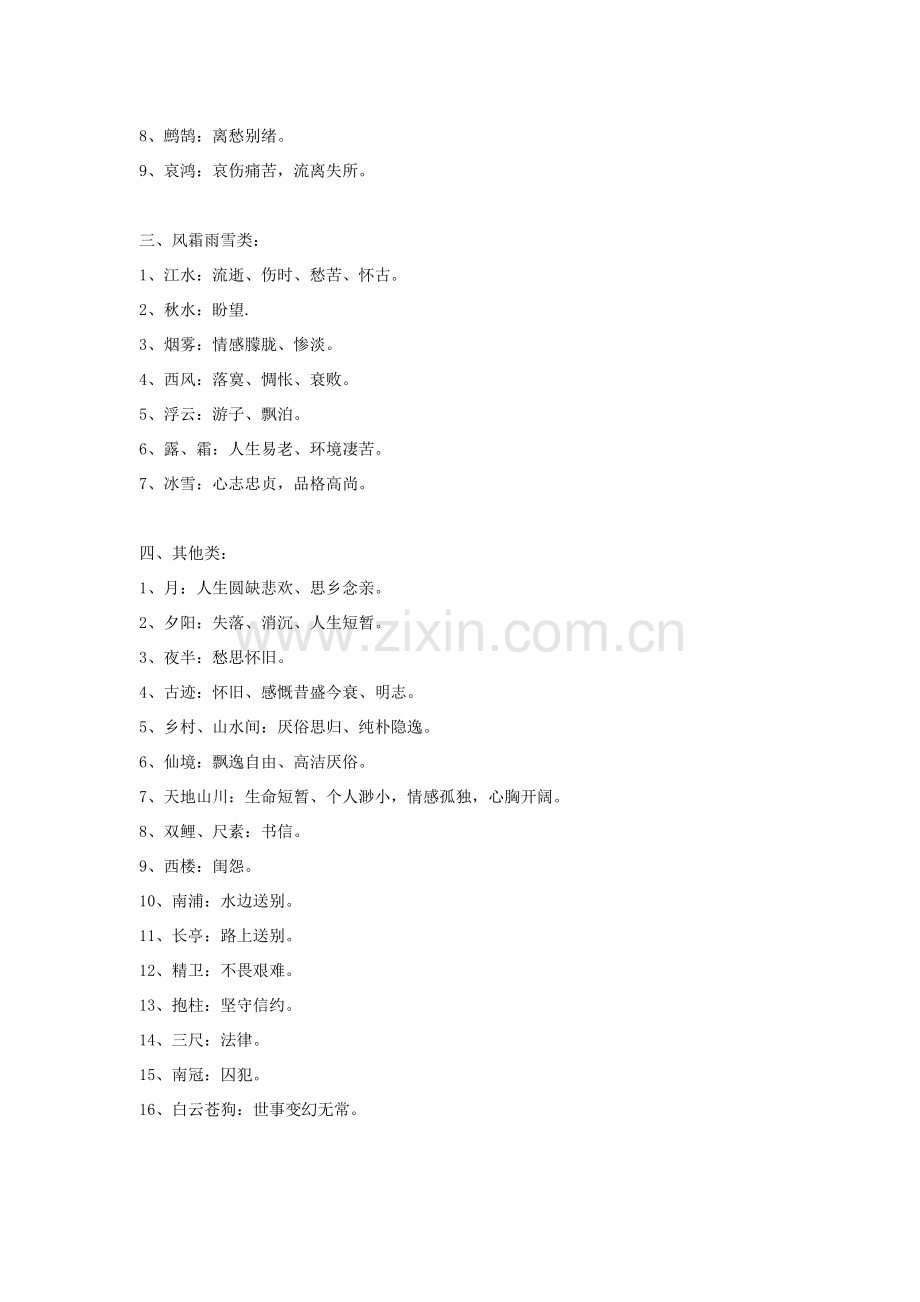 高中语文答题常见的诗歌意象.doc_第2页