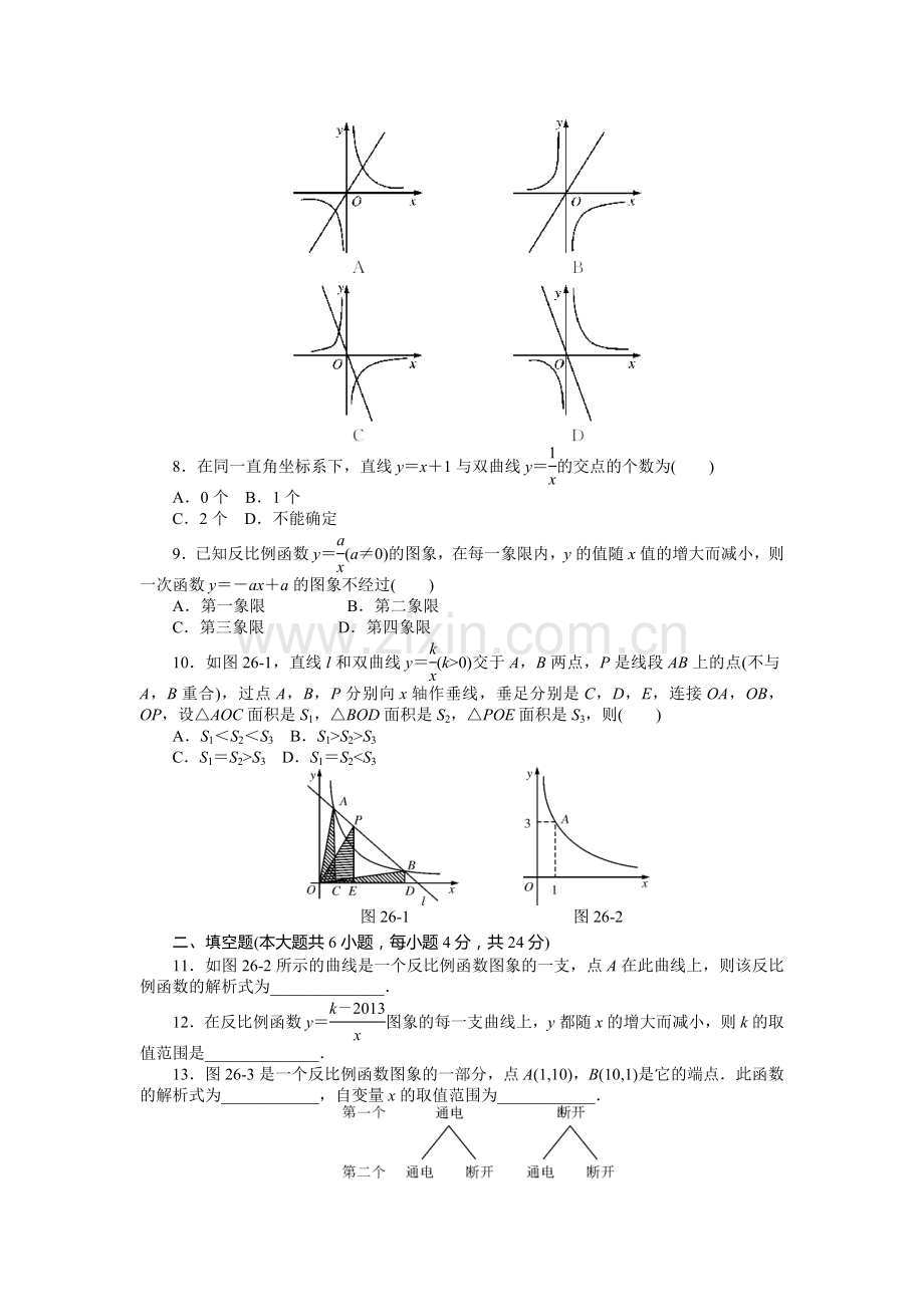 反比例自测题.doc_第2页