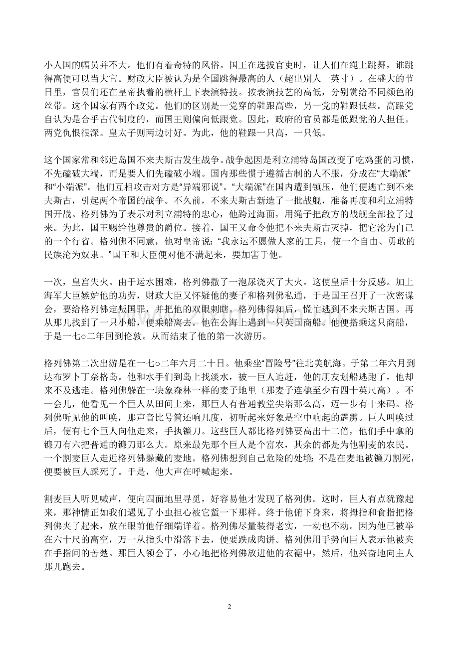 格列佛游记故事梗概.doc_第2页