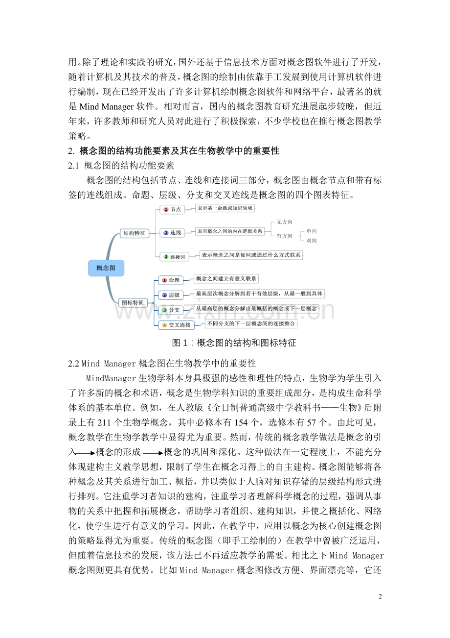 吕晶：mindmanager概念图在生物教学中的应用.doc_第2页