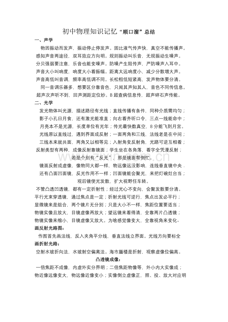 初中物理知识记忆.doc_第1页