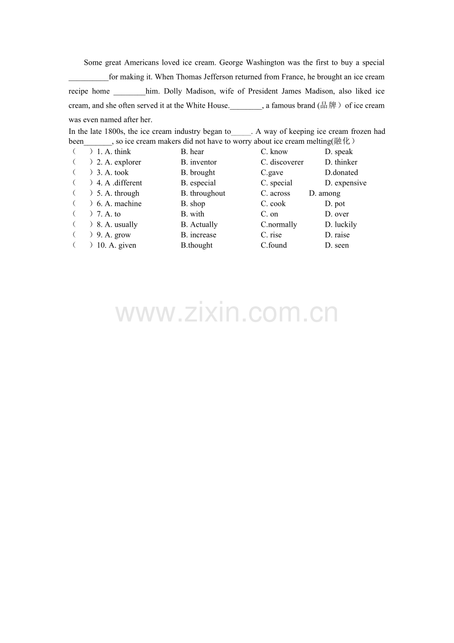 选择和完型填空.docx_第2页