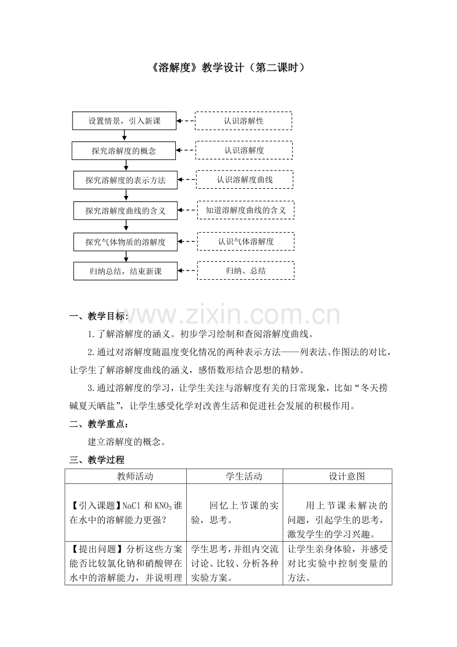 溶解度（第二课）.doc_第1页