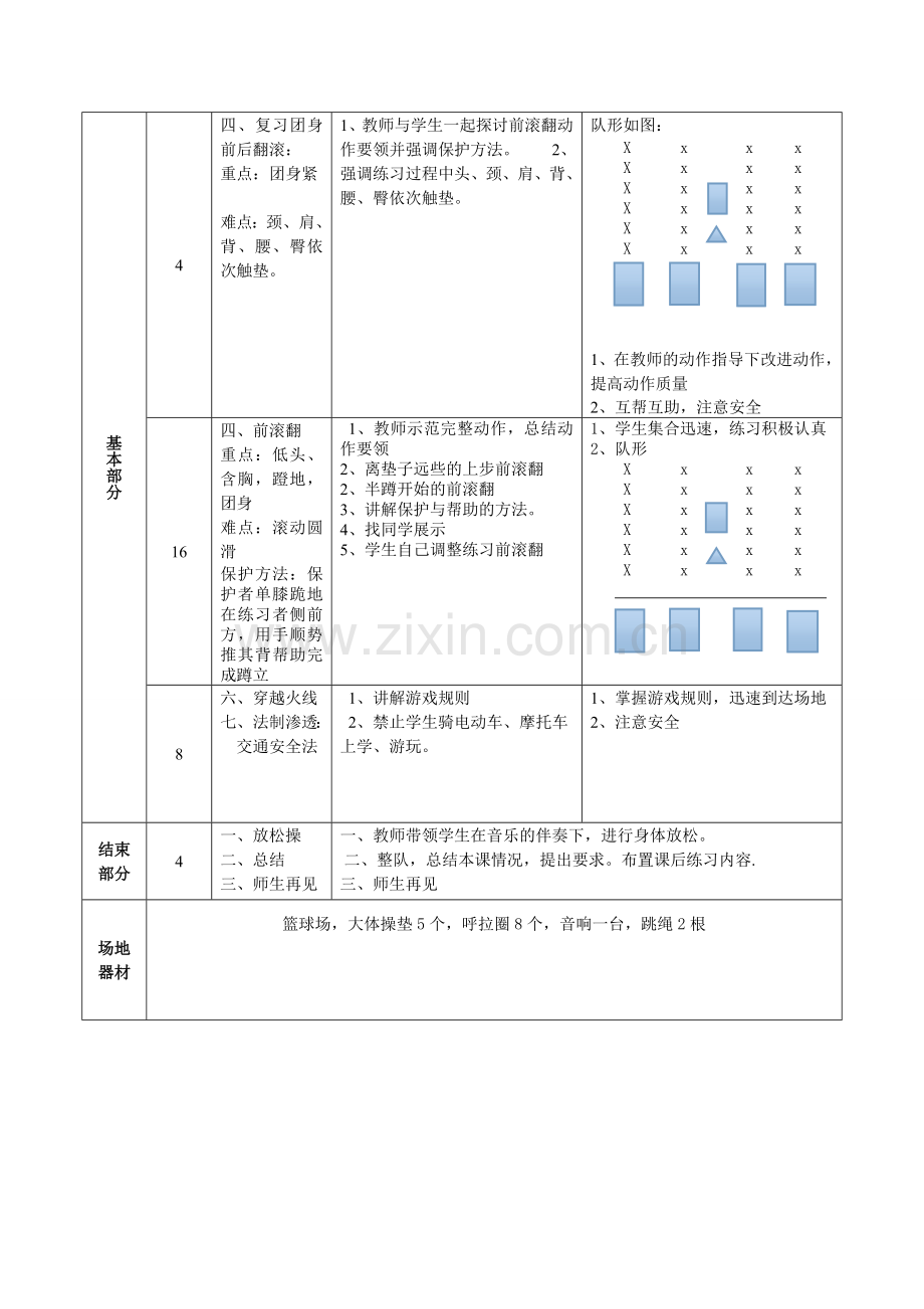 六年级《前滚翻》教案.doc_第2页