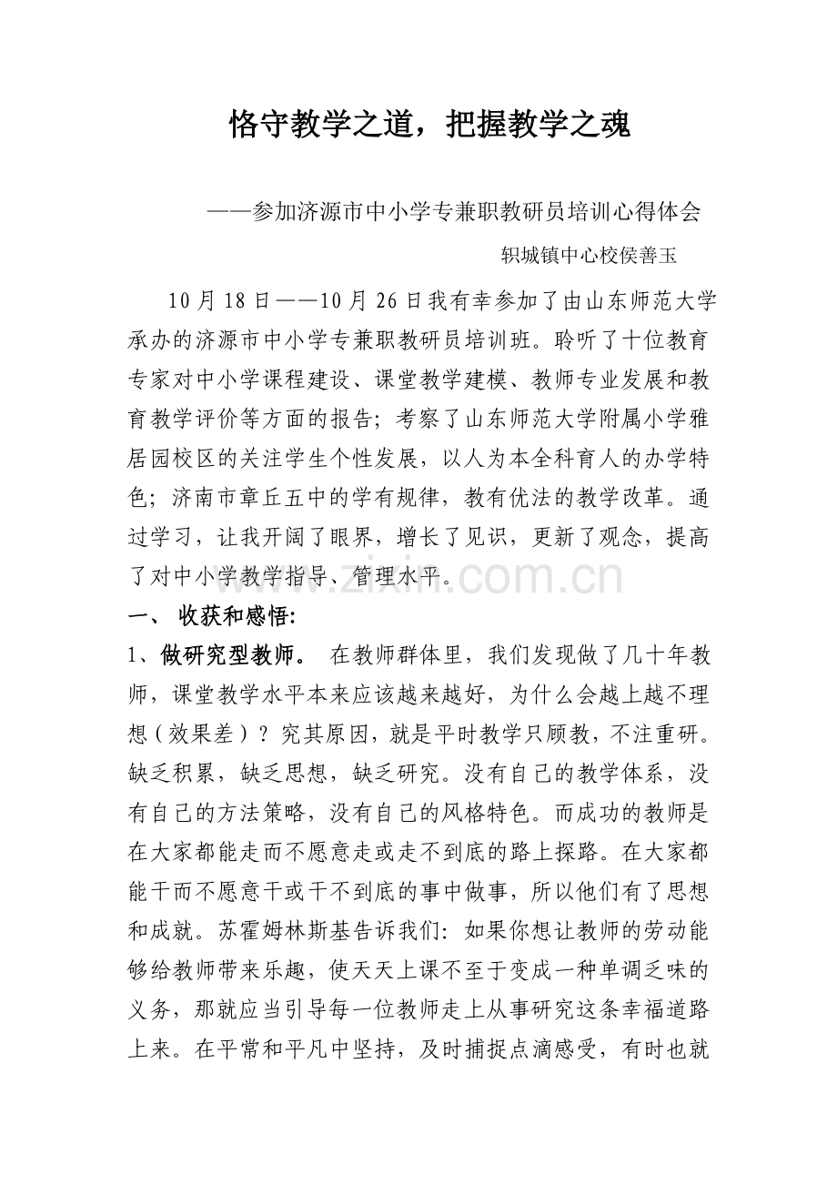 轵城侯善玉恪守教学之道把握教学之魂.doc_第1页