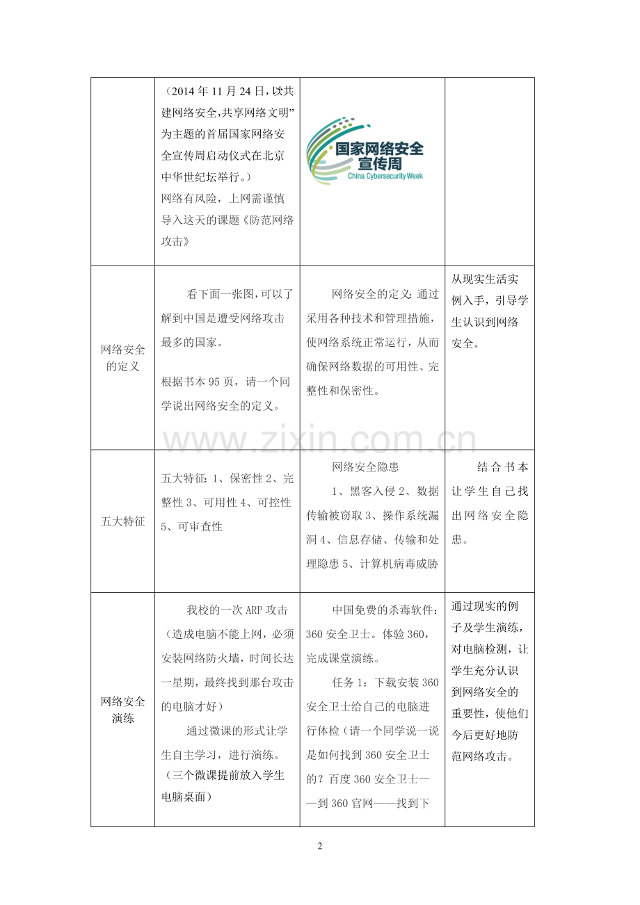 《防范网络攻击》教学设计新.doc_第2页