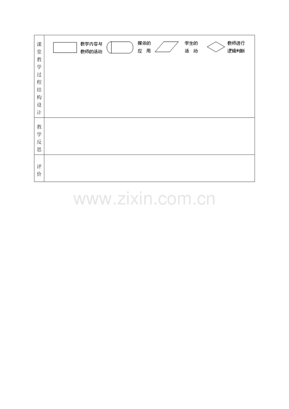 多媒体环境下的教学设计模板.doc_第2页