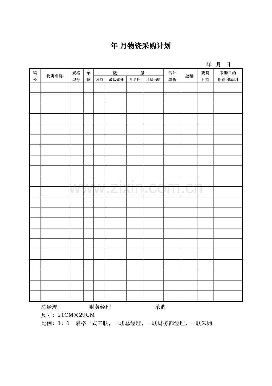 酒店财务部表单模板.docx_第1页