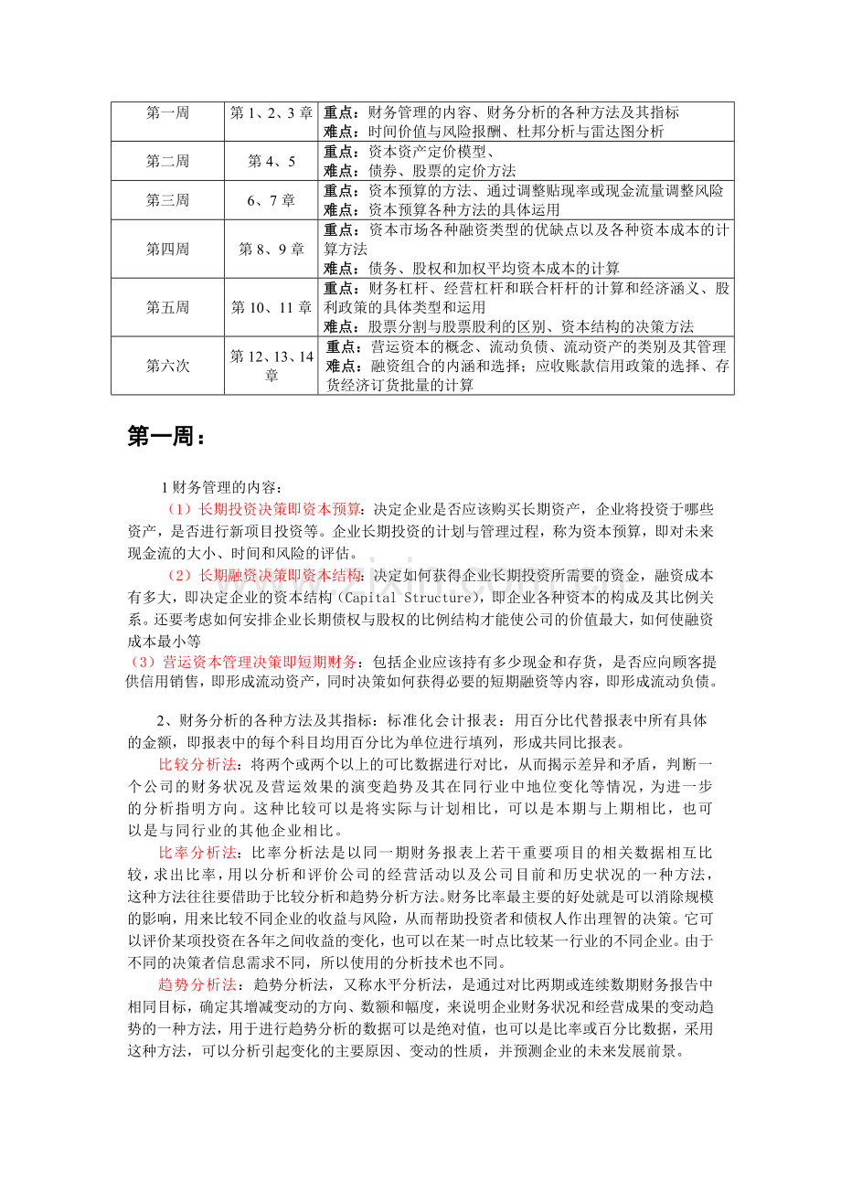 资产定价管理学及财务知识分析.docx_第1页
