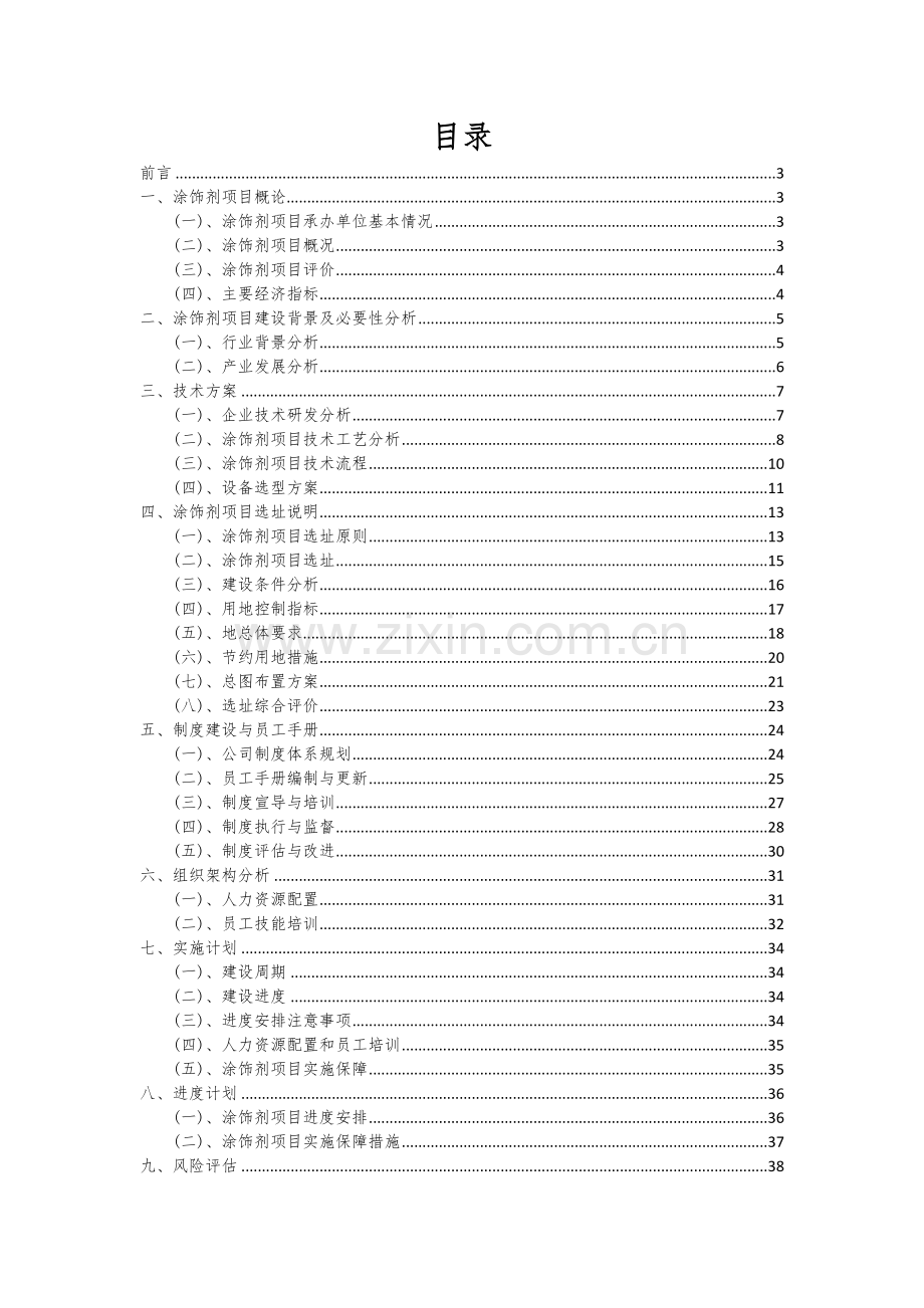 涂饰剂项目商业计划书.docx_第2页