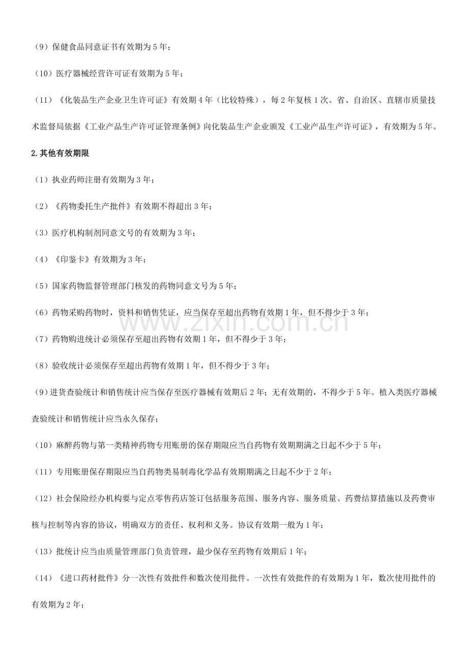 执业药师法律法规总结.doc_第2页