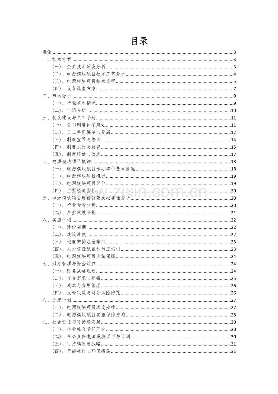 电源模块项目可行性分析报告.docx_第2页