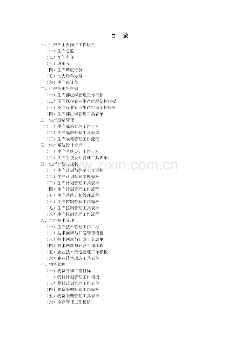 [生产管理]生产部主要岗位工作职责.docx_第1页