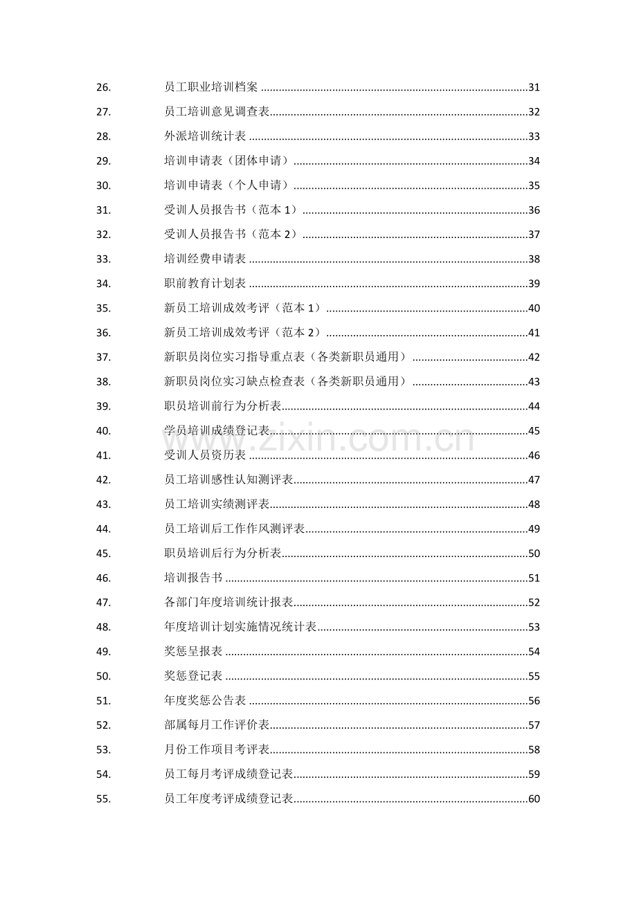 人力资源-XXXX企业行政人事实用表格(125页)——郑璞珂.docx_第2页
