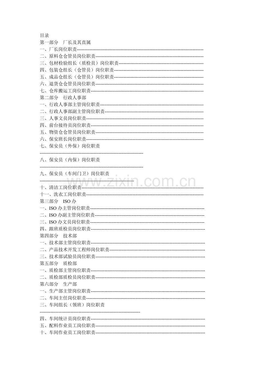 工厂岗位职责.docx_第1页