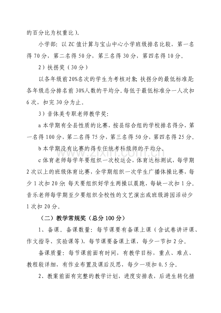 中学工作奖罚条例.docx_第2页