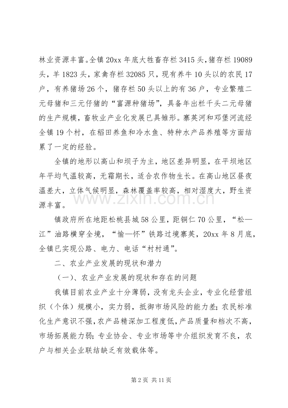 寨英镇农业产业发展规划纲要.docx_第2页