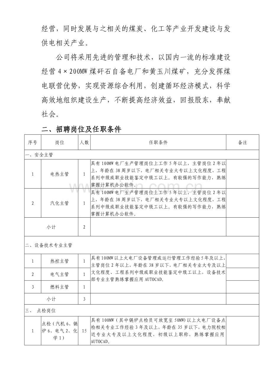 神华亿利能源有限责任公司招聘简章.docx_第2页