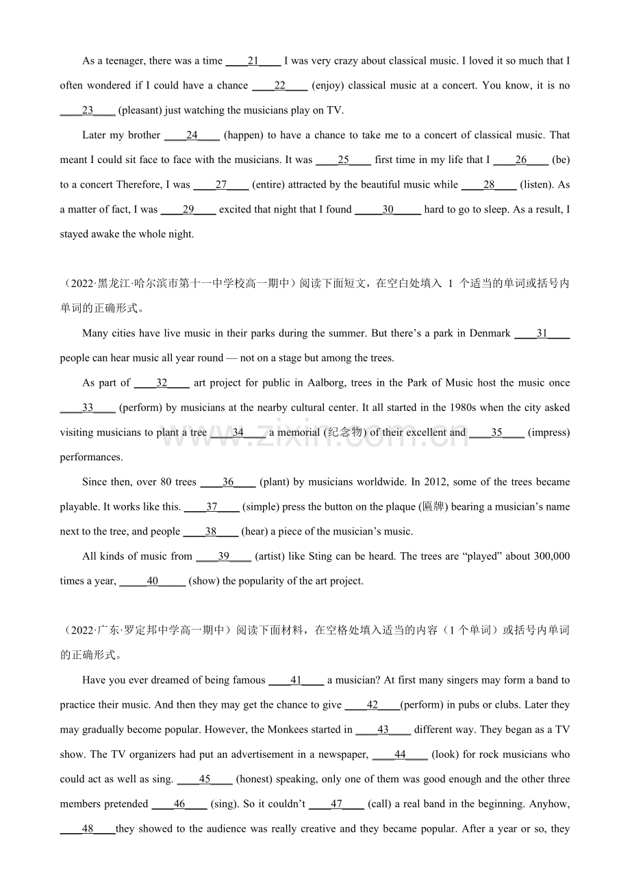 Unit-5-单元话题语法填空练习(人教版2019).docx_第2页